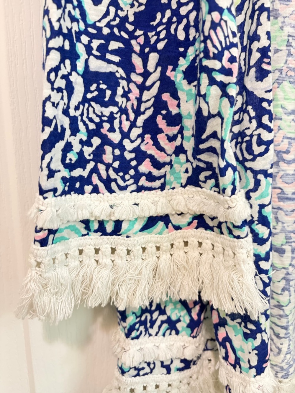 Lilly Pulitzer Gigi Knit Open Front Cardigan In Blue Grotto Move It Or Lose It - Picture 4 of 7